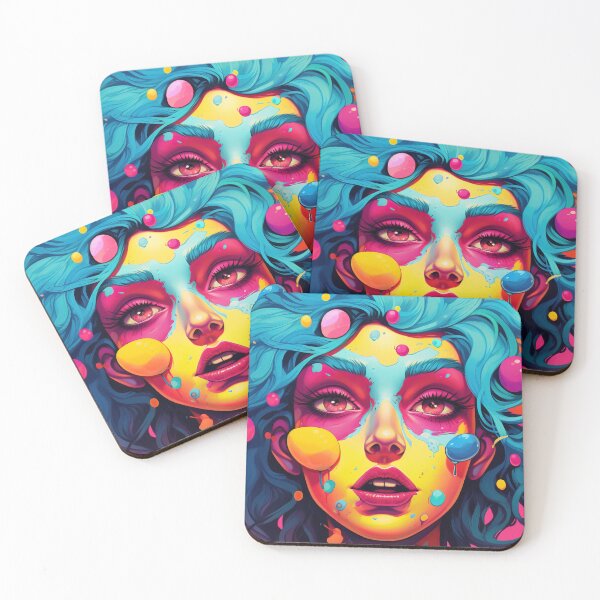 Item preview, Psychedelic Modern Abstract Portrait of the Woman's Face designed and sold by Lamarcy.