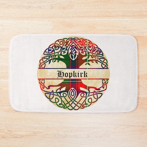 Item preview, Hopkirk Tree of Life Clan Scottish Surname tartan designed and sold by BagTown Clans.