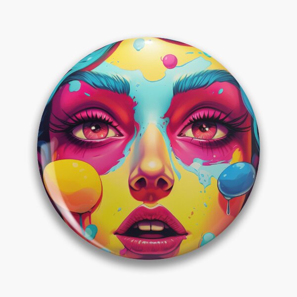 Item preview, Psychedelic Modern Abstract Portrait of the Woman's Face designed and sold by Lamarcy.