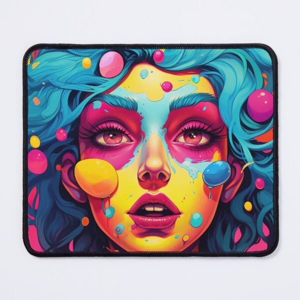 Item preview, Psychedelic Modern Abstract Portrait of the Woman's Face designed and sold by Lamarcy.