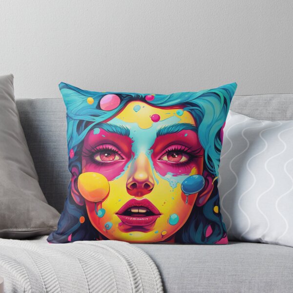 Item preview, Psychedelic Modern Abstract Portrait of the Woman's Face designed and sold by Lamarcy.