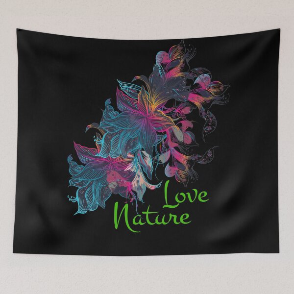 Item preview, Love Nature - Colorful - abstract - Creative - Floral designed and sold by PremArt Gallery.