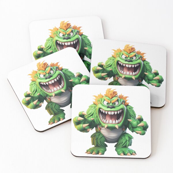 Item preview, Gnarly Green Monster Transparent Background designed and sold by srgreen.