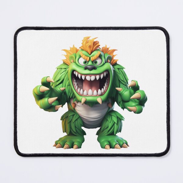 Item preview, Gnarly Green Monster Transparent Background designed and sold by srgreen.