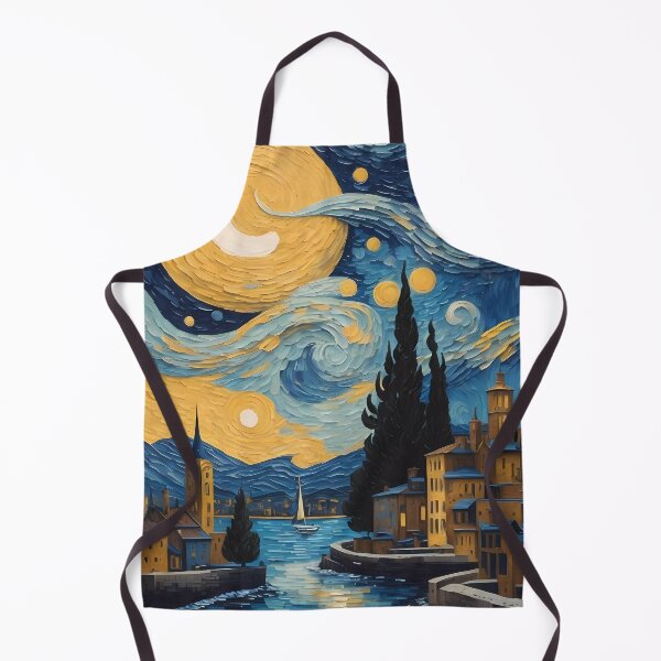 Item preview, Watercolor moon on a starry night designed and sold by Omarupattern51.