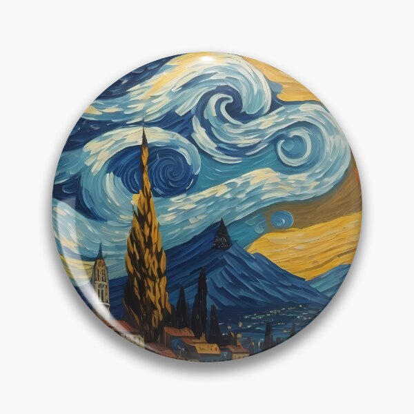 Item preview, Mountains with a starry sky designed and sold by Omarupattern51.