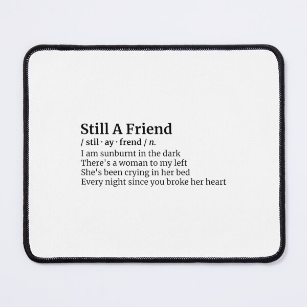 Item preview, Still A Friend Backseat Lovers Aesthetic Music Song Lyrics  designed and sold by ObliterationOf.
