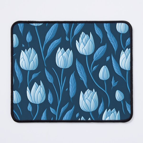 Item preview, Ethereal Blue Blossoms: Mini Floral Delight, Captivating Blue Blooms: A Floral Symphony in Shades of Blue designed and sold by irosh madushan.