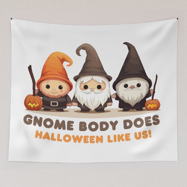 Item preview, Kawaii Gnome body does Halloween like us designed and sold by ddartonline.