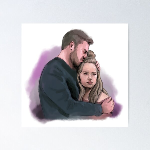 Item preview, Aaron/Liv hug designed and sold by scrapyardbfs.