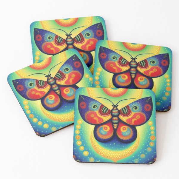 Item preview, Moth in Pointillism  designed and sold by Roxburylane.