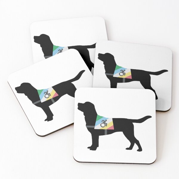 Item preview, disability pride assistance/service dog labrador designed and sold by Indigo-Ivy.