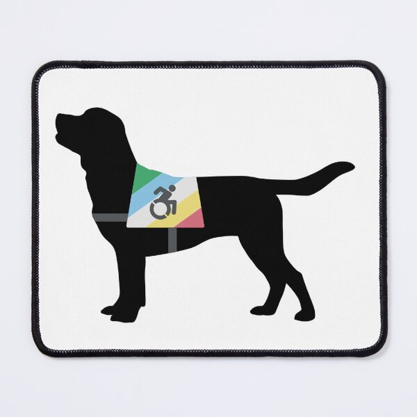 Item preview, disability pride assistance/service dog labrador designed and sold by Indigo-Ivy.