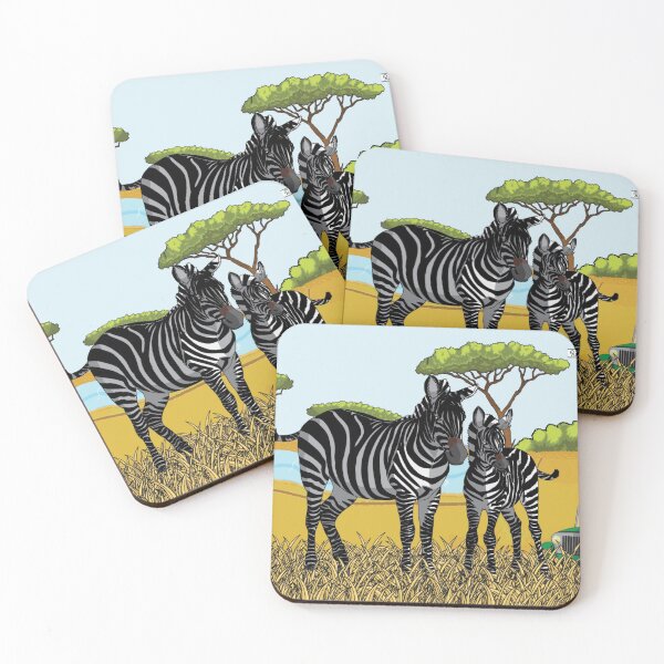 Item preview, Safari 16: Zebra Encounter designed and sold by RewrittenLife.