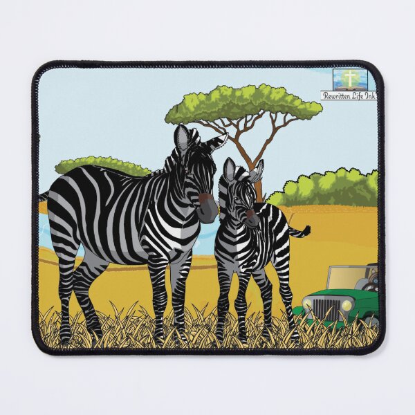 Item preview, Safari 16: Zebra Encounter designed and sold by RewrittenLife.