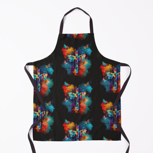 Item preview, Bold Beautiful Colors Butterflies and Religious Cross designed and sold by Livn2laugh.