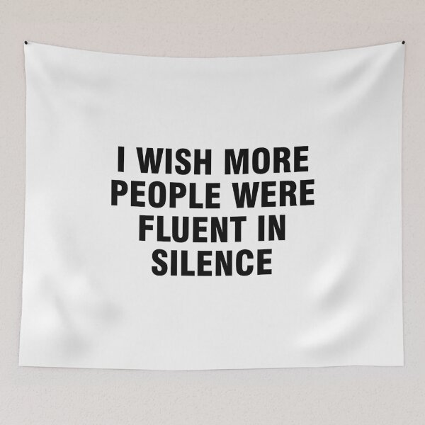Item preview, I wish more people were fluent in silence designed and sold by allthetees.
