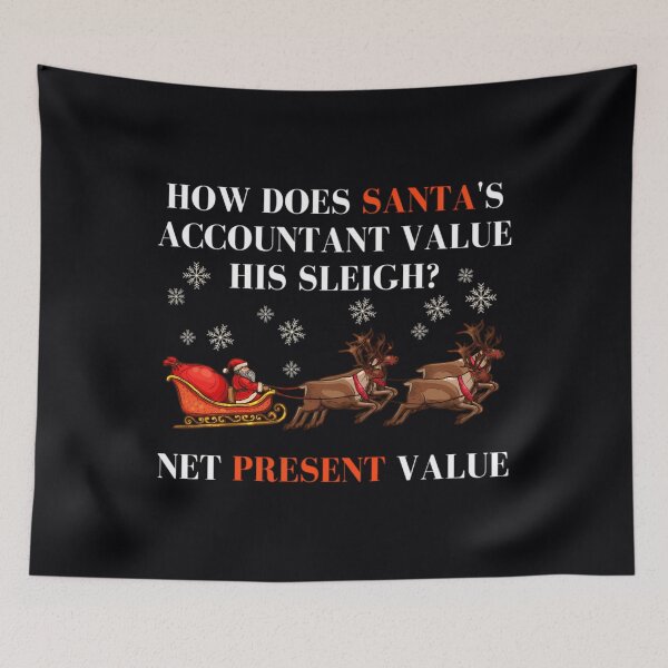 Item preview, Christmas Accounting Pun  	 designed and sold by wzxdxoipo53.