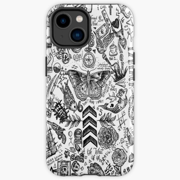 Eine Richtung Tattoo iPhone Robuste Hülle