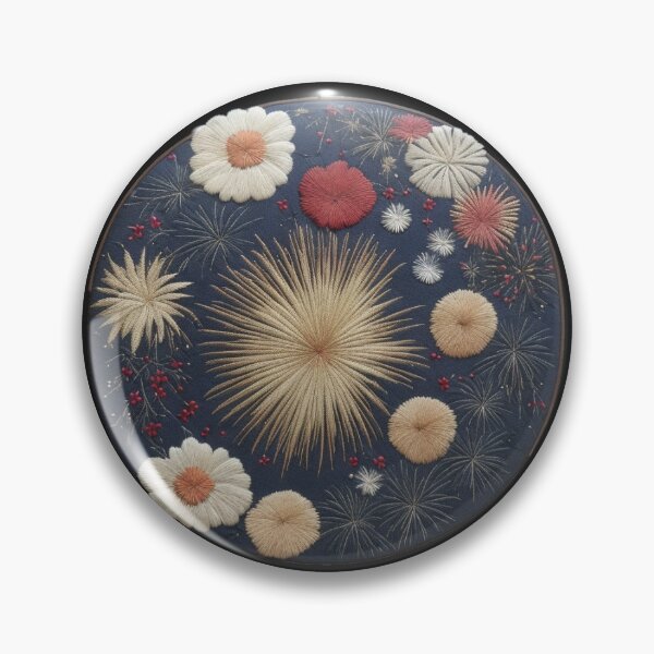 Item preview, The japanese embroidery fireworks designed and sold by Ramen-Tees.