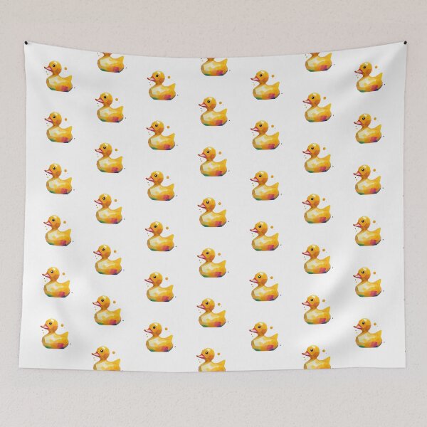 Item preview, rubber duck abstract art designed and sold by Suspiros.