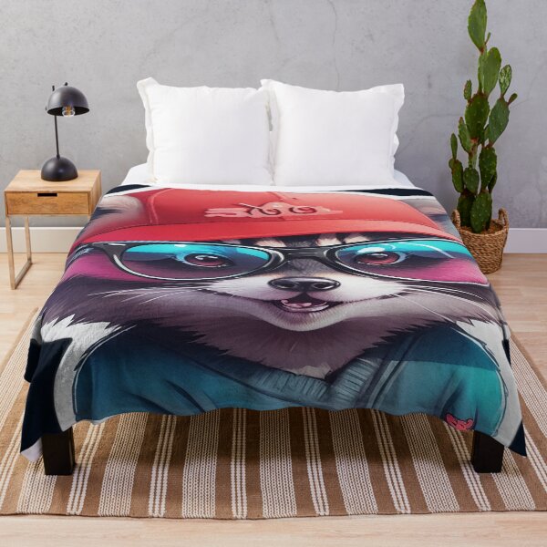 Item preview, Whimsical Raccoon: Fantasy Wink designed and sold by AFUNARTZ.