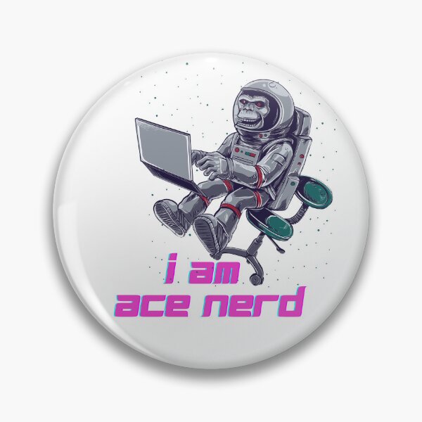Item preview, I Am Ace Nerd designed and sold by Indie-Chille.