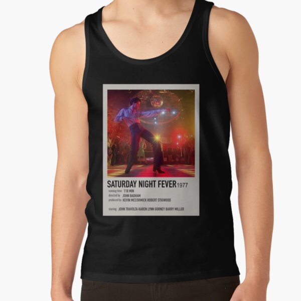 Saturday Night Fever movie minimalist Tank Top by Remake Posters - Pixels  Merch