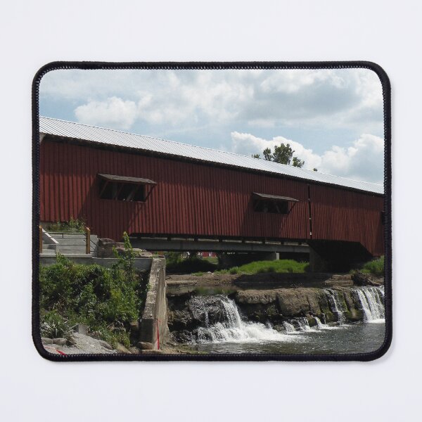 Item preview, Bridgeton Mill Covered Bridge #2 Indiana designed and sold by gotucoveredart.