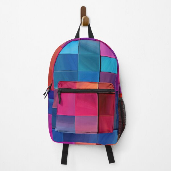 Item preview, Colorful Vibrant Neon Squares Pattern designed and sold by Lamarcy.