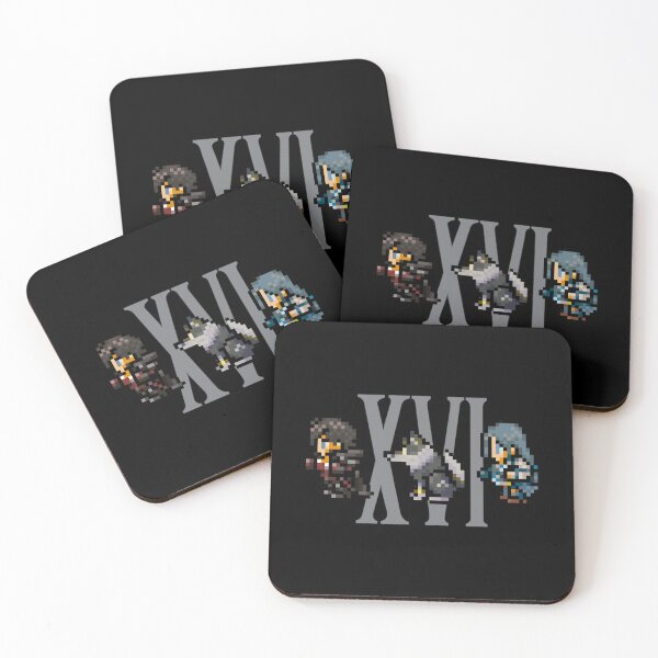 Item preview, Clive, Torgal, and Jill XVI Design  FFXVI Pixel Party Members  Final Fantasy 16 designed and sold by DanielsonLiza.
