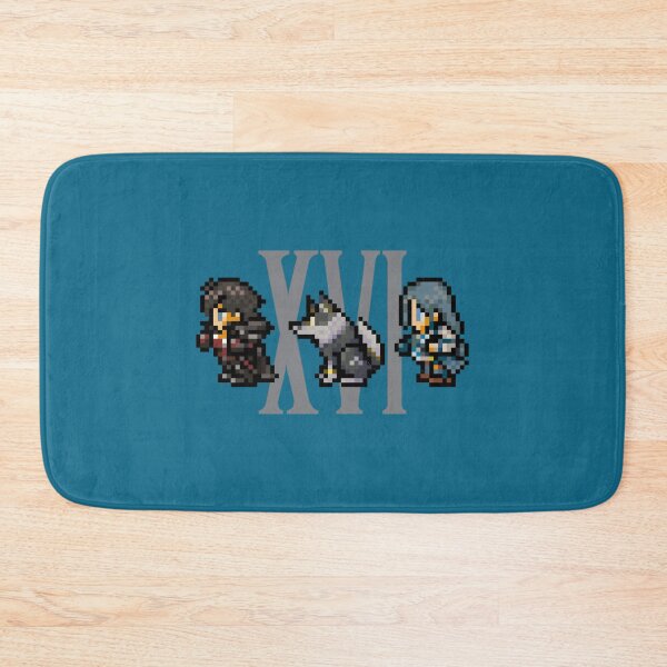 Item preview, Clive, Torgal, and Jill XVI Design  FFXVI Pixel Party Members  Final Fantasy 16 designed and sold by DanielsonLiza.