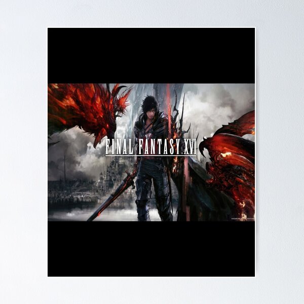 Final Fantasy XVI Clive Limited Edition Fine Art Print FFXVI Poster FF16 