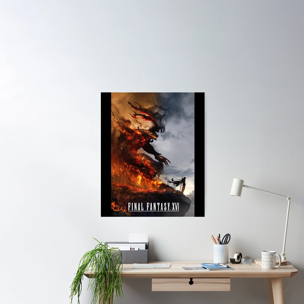 Final Fantasy XVI Clive Limited Edition Fine Art Print FFXVI Poster FF16 