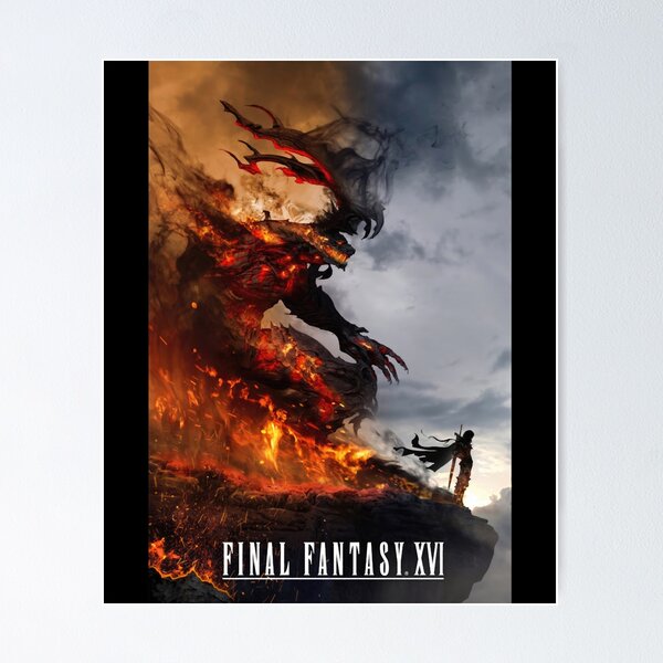 Vista previa del artículo con la obra «Final Fantasy XVI Clive», diseñado y vendido por DanielsonLiza.