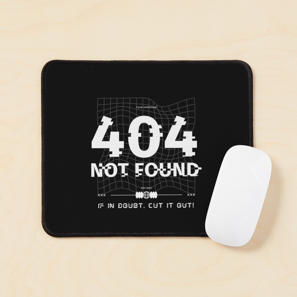 404 Not Found Classic T-shirt . Sticker for Sale by Mama's Hanger |  Redbubble