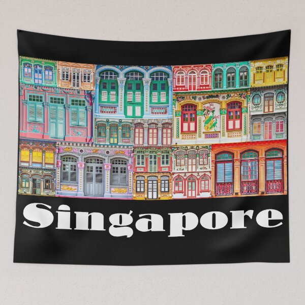 Item preview, Singapore, Heritage Shophouses of Singapore designed and sold by John Seaton Callahan.
