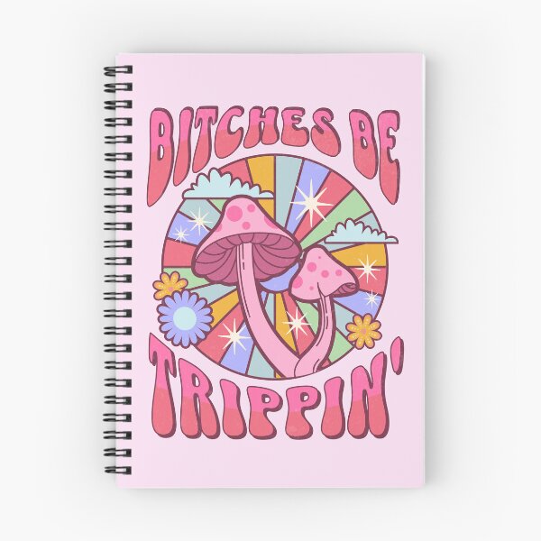 Item preview, Bitches be Trippin Retro Funny Mushroom LSD Shrooms designed and sold by PUFFYP.