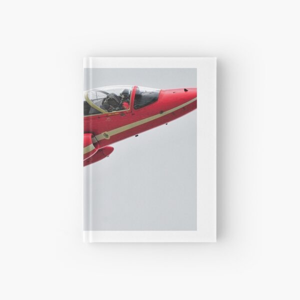 RAF Red Arrows close up shot Hardcover Journal