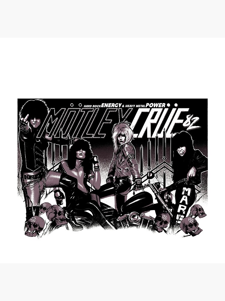 Disover Motley Crue Heavy Metal Rock Poster