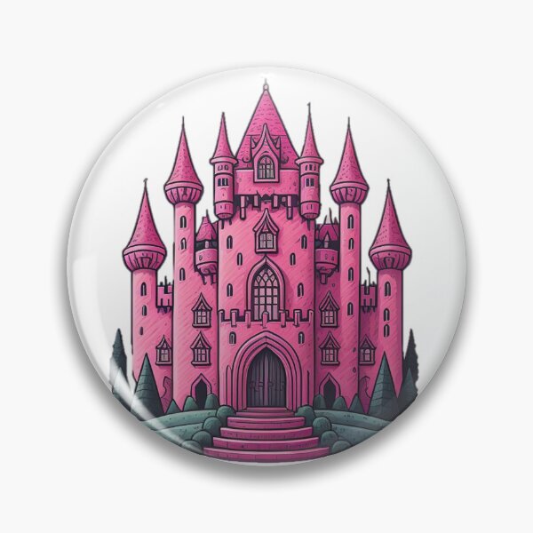Item preview, Pink Castle designed and sold by MyStickersStore.