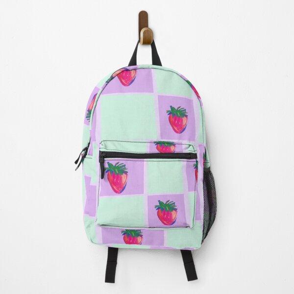 Item preview, Groovy Strawberries Checkered Playtime designed and sold by YourStoryStudio.