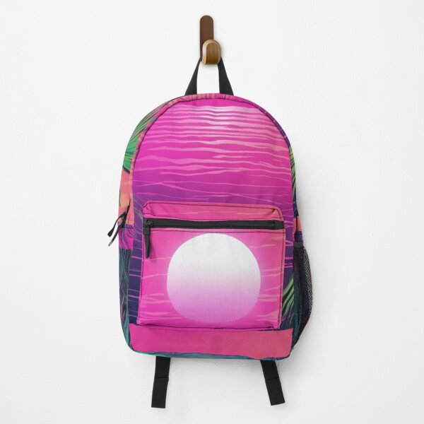 Item preview, Neon Shoreline Serenity: Vibrant Sunset by the Beach designed and sold by Pug Life Prints.