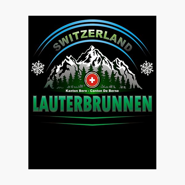 Item preview, Lauterbrunnen Mountains designed and sold by FinleyHanson.