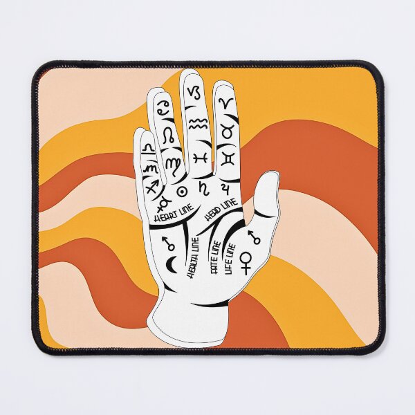 Item preview, Vintage Palmistry Palm Reading Map White designed and sold by Peter Stawicki.