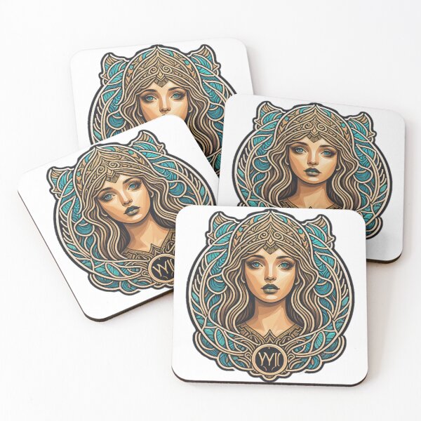 Item preview, Virgo Zodiac Logo designed and sold by MyStickersStore.