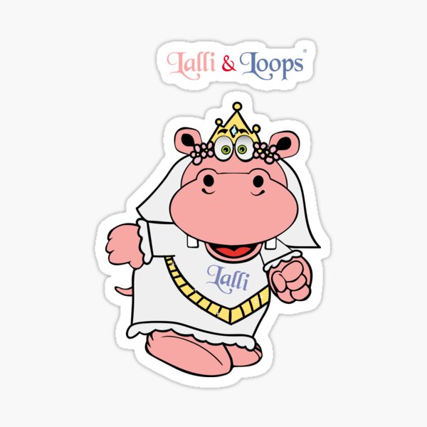 Hippo Nilpferd Prinzessin Lalli Sticker