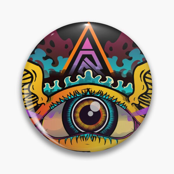 Item preview, psychedelic winged eye designed and sold by AdyKurniawan.