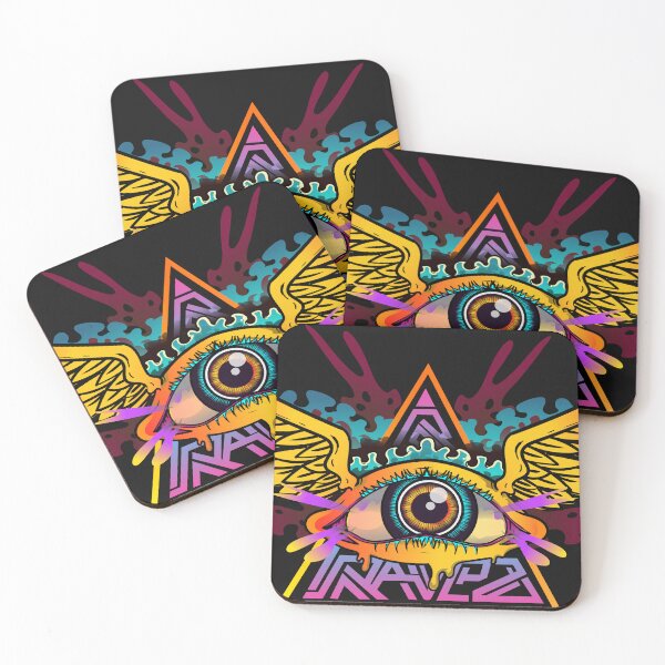 Item preview, psychedelic winged eye designed and sold by AdyKurniawan.