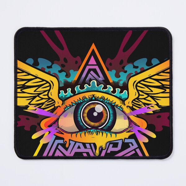 Item preview, psychedelic winged eye designed and sold by AdyKurniawan.